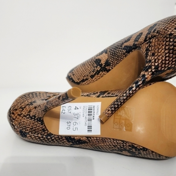 Topshop 'Gemini 2' Snake Print Pointy Toe Pump Sz 6.5 - Picture 6 of 8